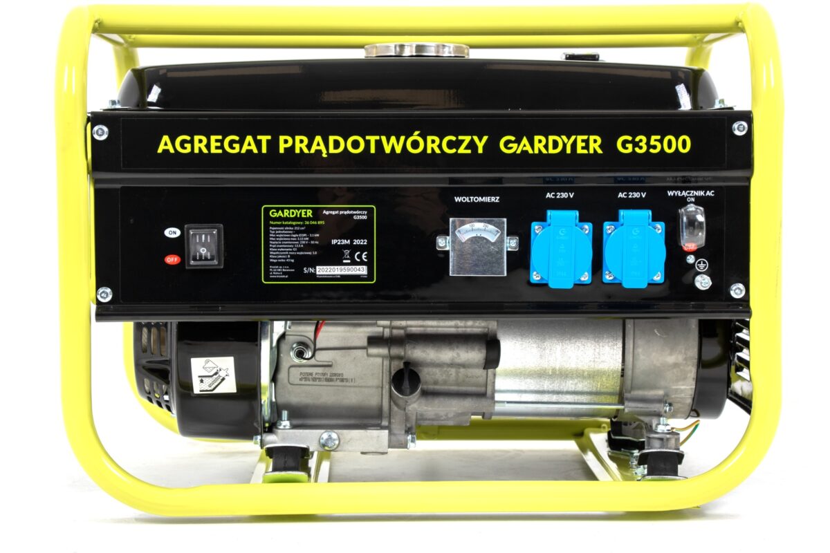 Agregat prądotwórczy jednofazowy Gardyer G3500 - miniaturka 3