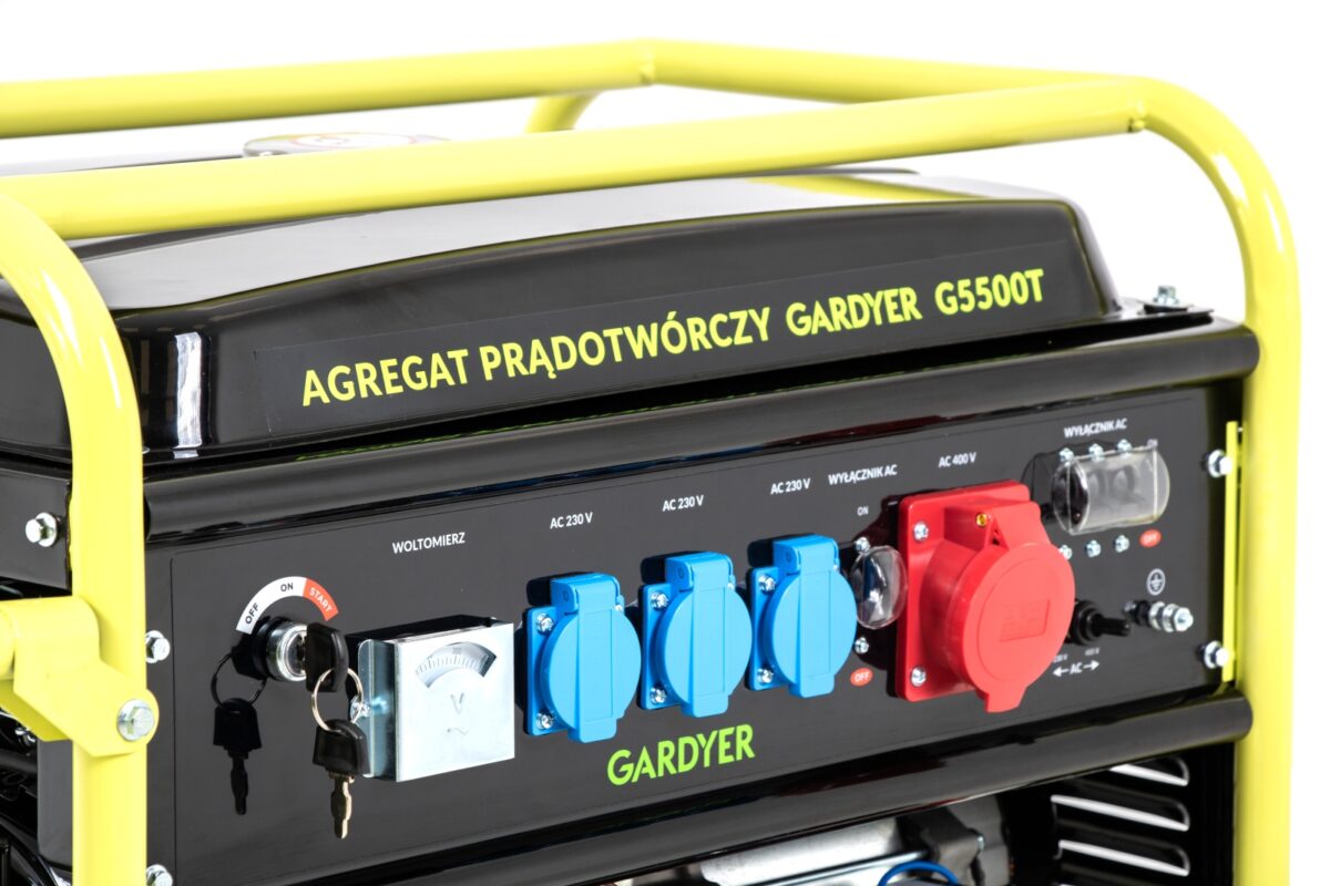 Agregat prądotwórczy trójfazowy Gardyer G5500T - miniaturka 2