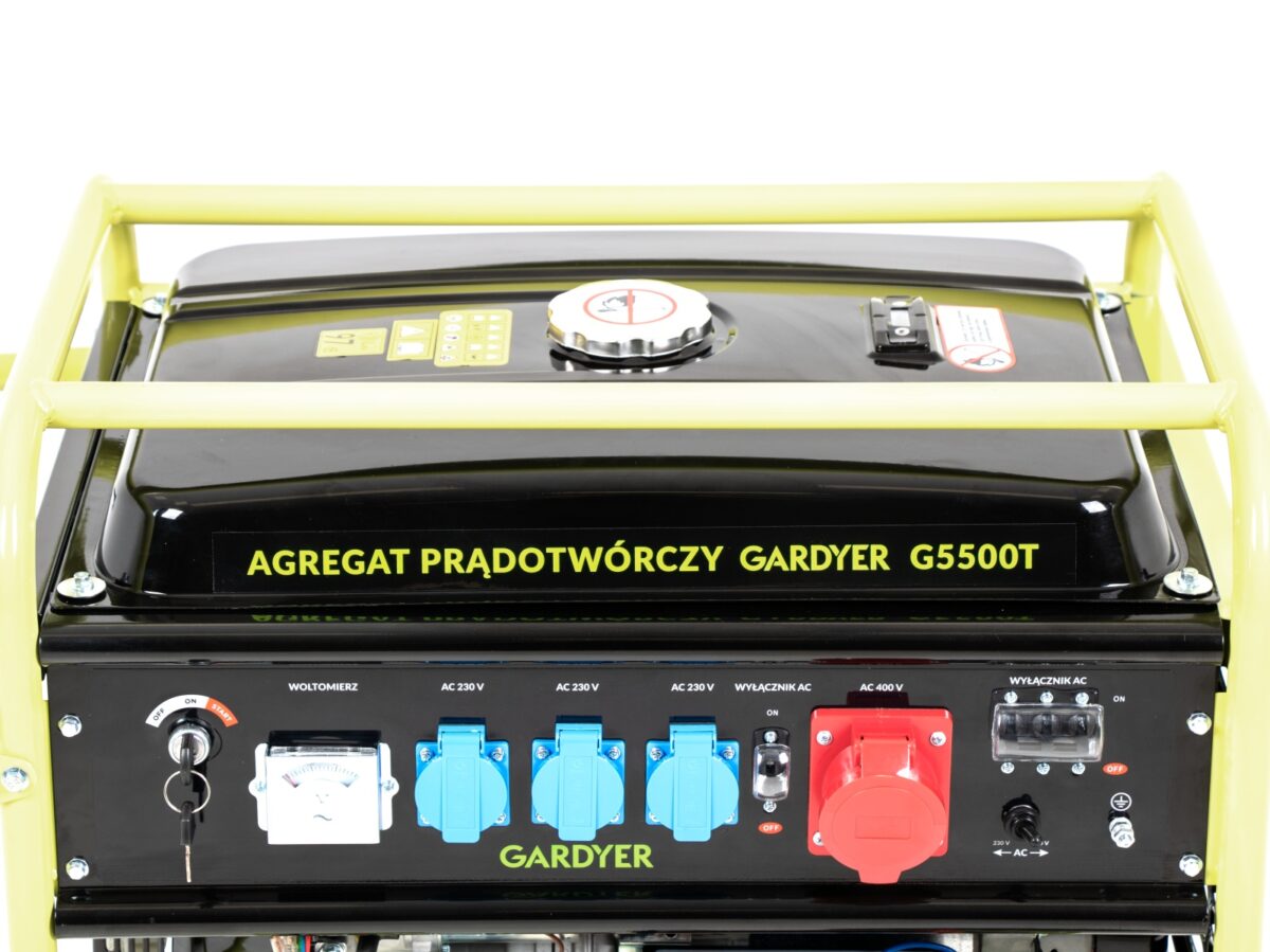 Agregat prądotwórczy trójfazowy Gardyer G5500T - miniaturka 4